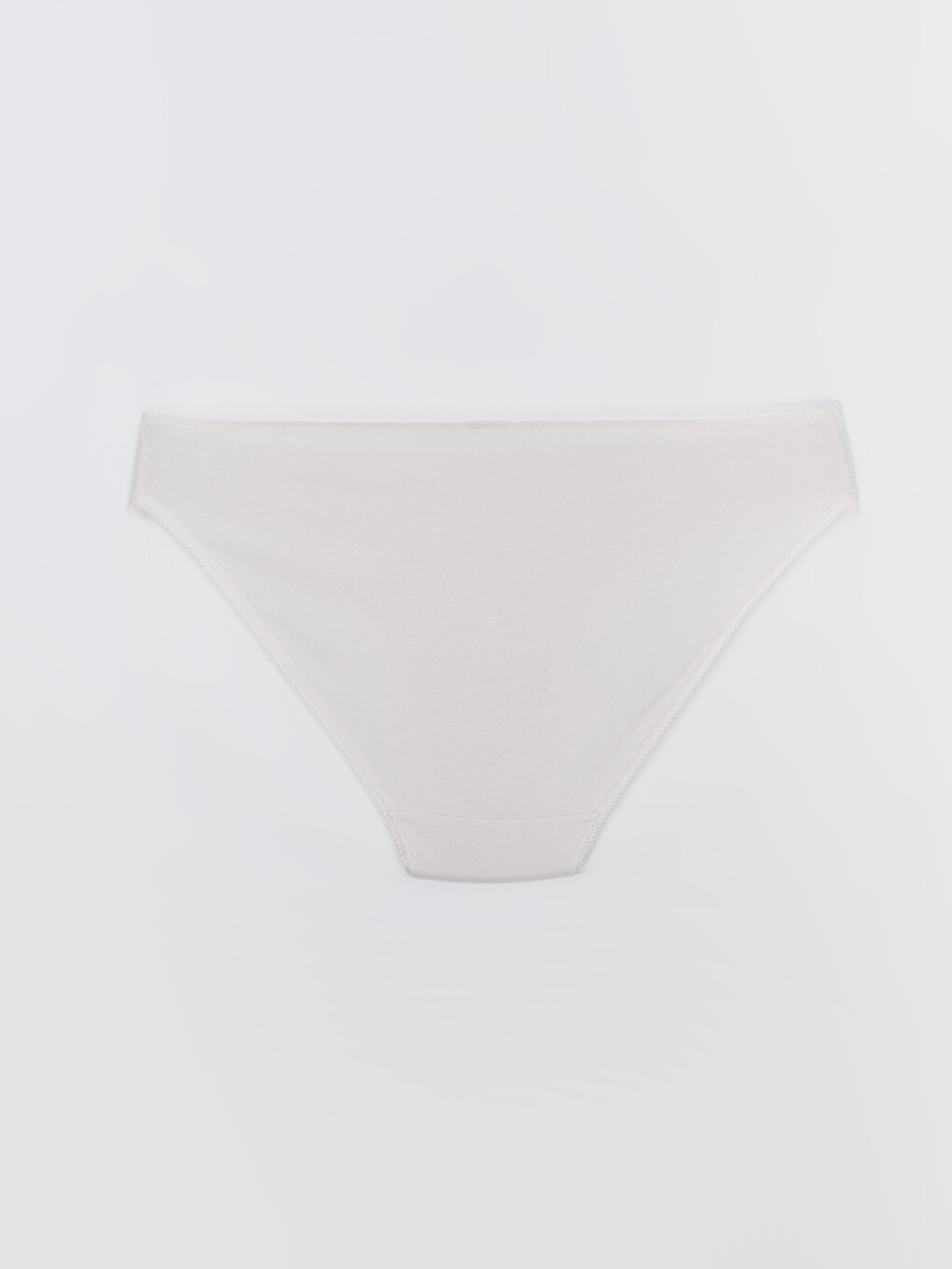 Beyaz Fiyonk Detaylı Bikini Külot-1