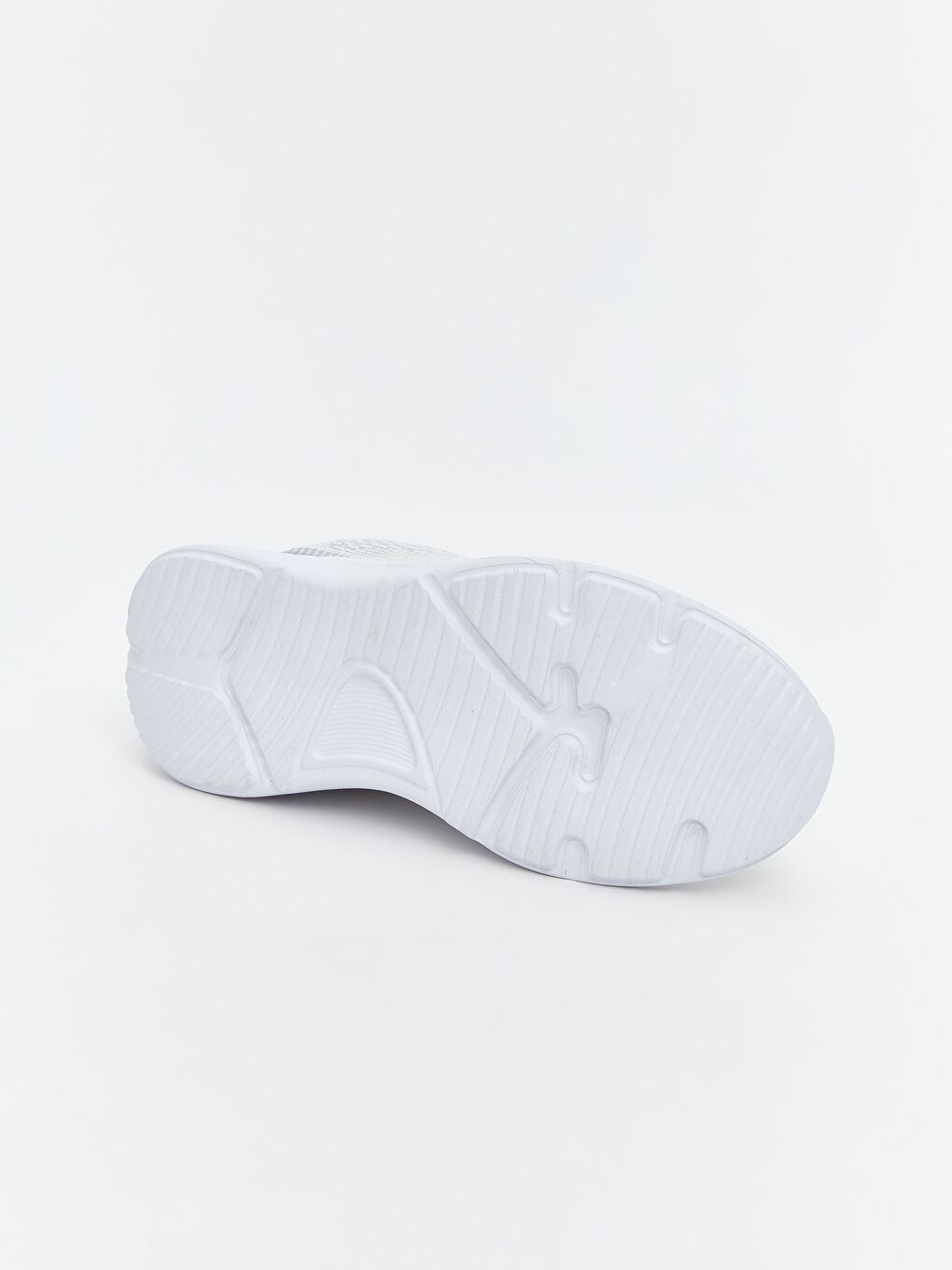 Beyaz Bağcıklı File Detaylı Kadın Spor Ayakkabı-3