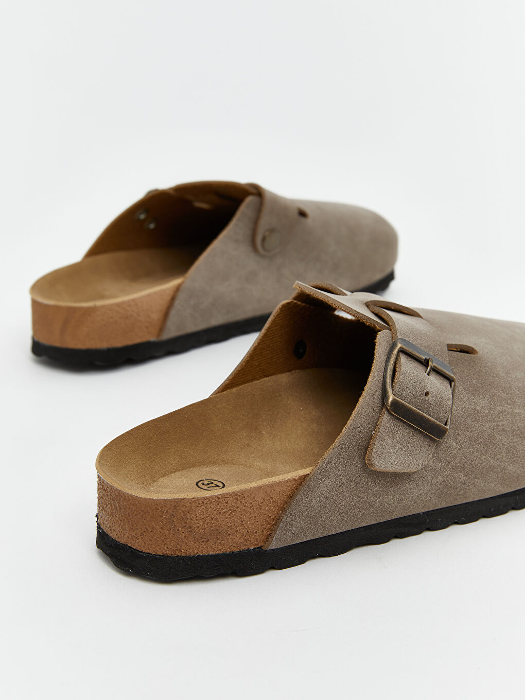 Kahverengi Süet Görünümlü Kadın Ev Terliği-4