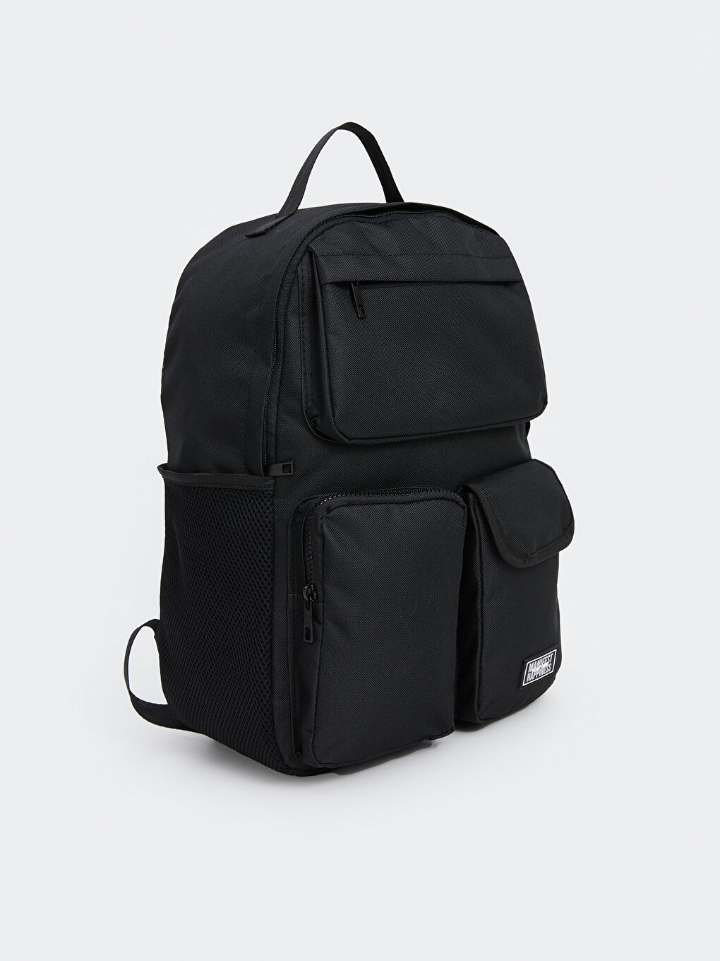 Siyah Çok Bölmeli Kadın Sırt Çantası-1