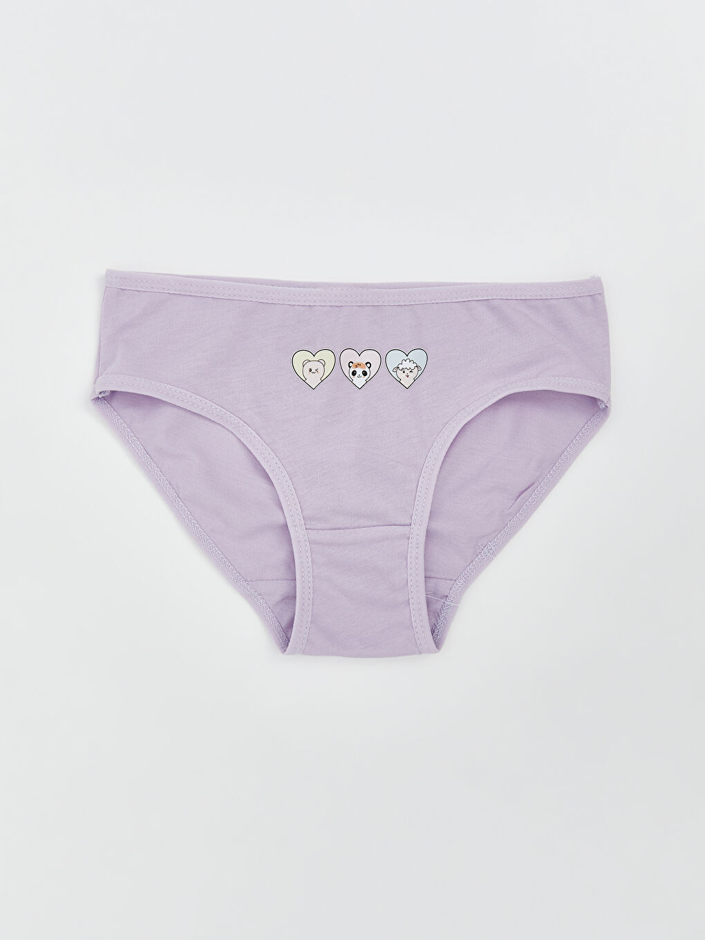 Lila Baskılı Kız Çocuk Külot