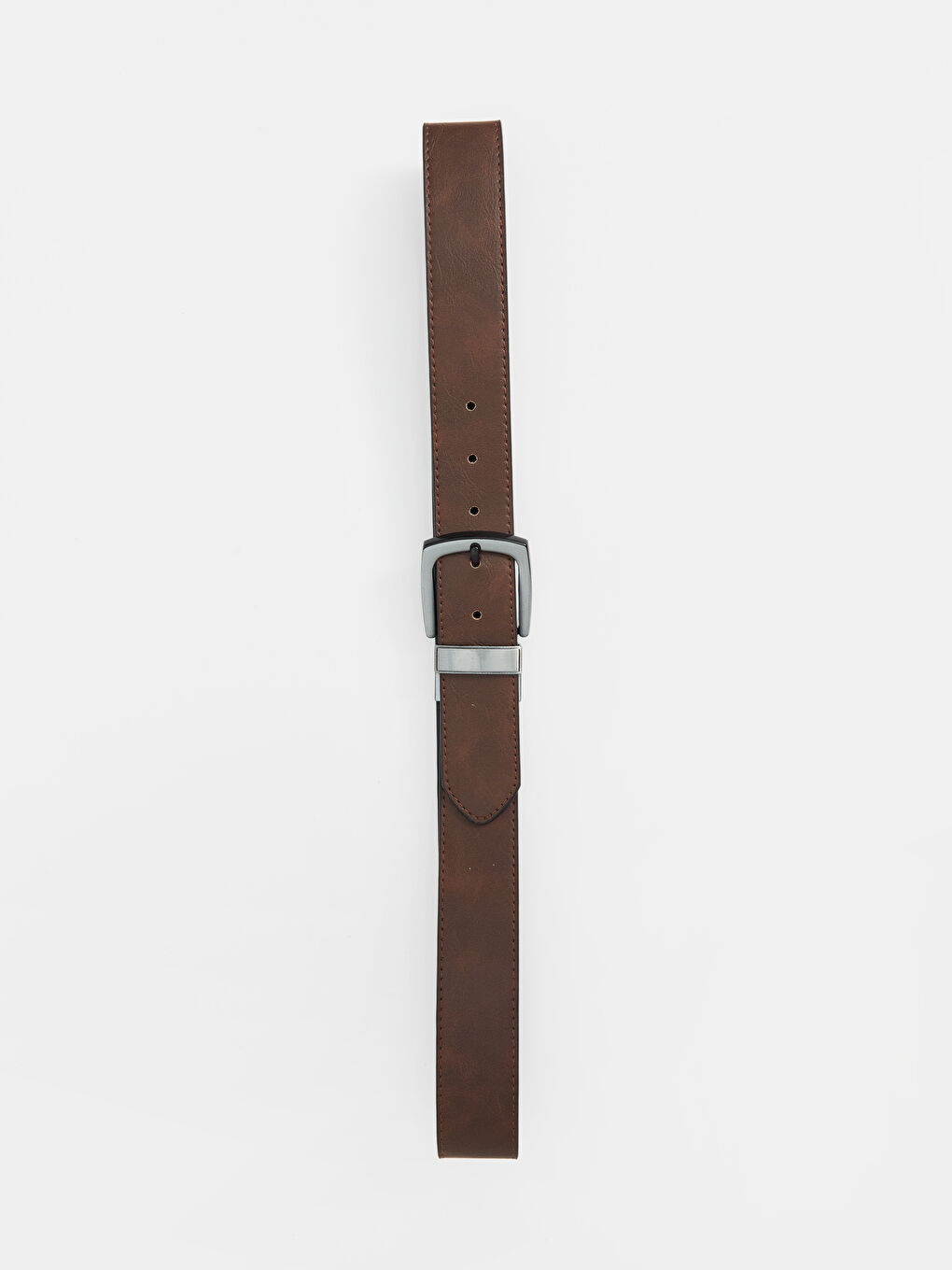 Faux Leather Reversible Men's Belt-5
