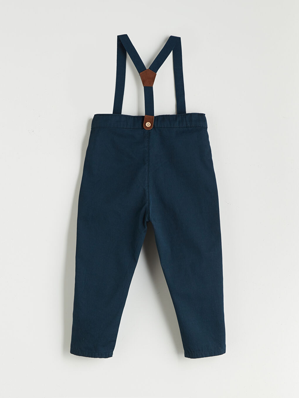 Petrol Askılı Erkek Çocuk Pantolon-1