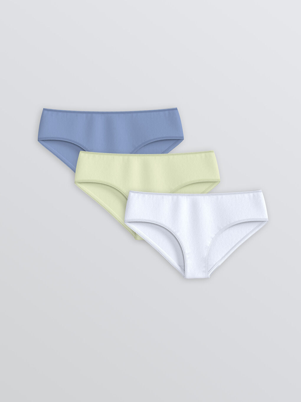 LC Waikiki Plain Hipster Knickers 3-Pack -S5NV22Z8-FJW