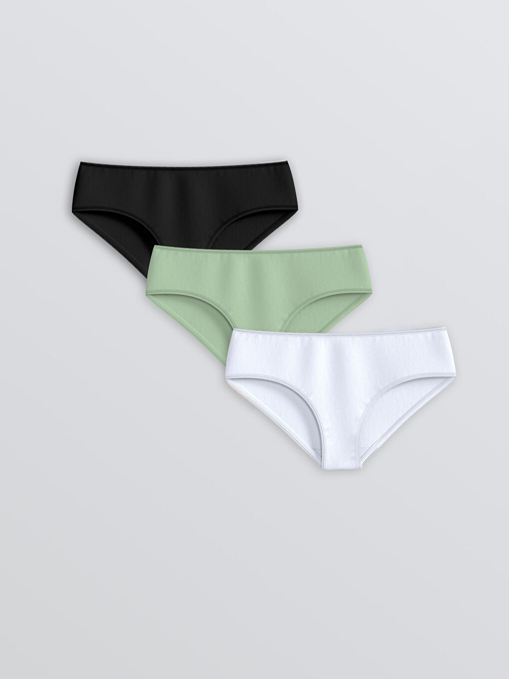 LC Waikiki Plain Hipster Knickers 3-Pack -S5NV25Z8-FJW