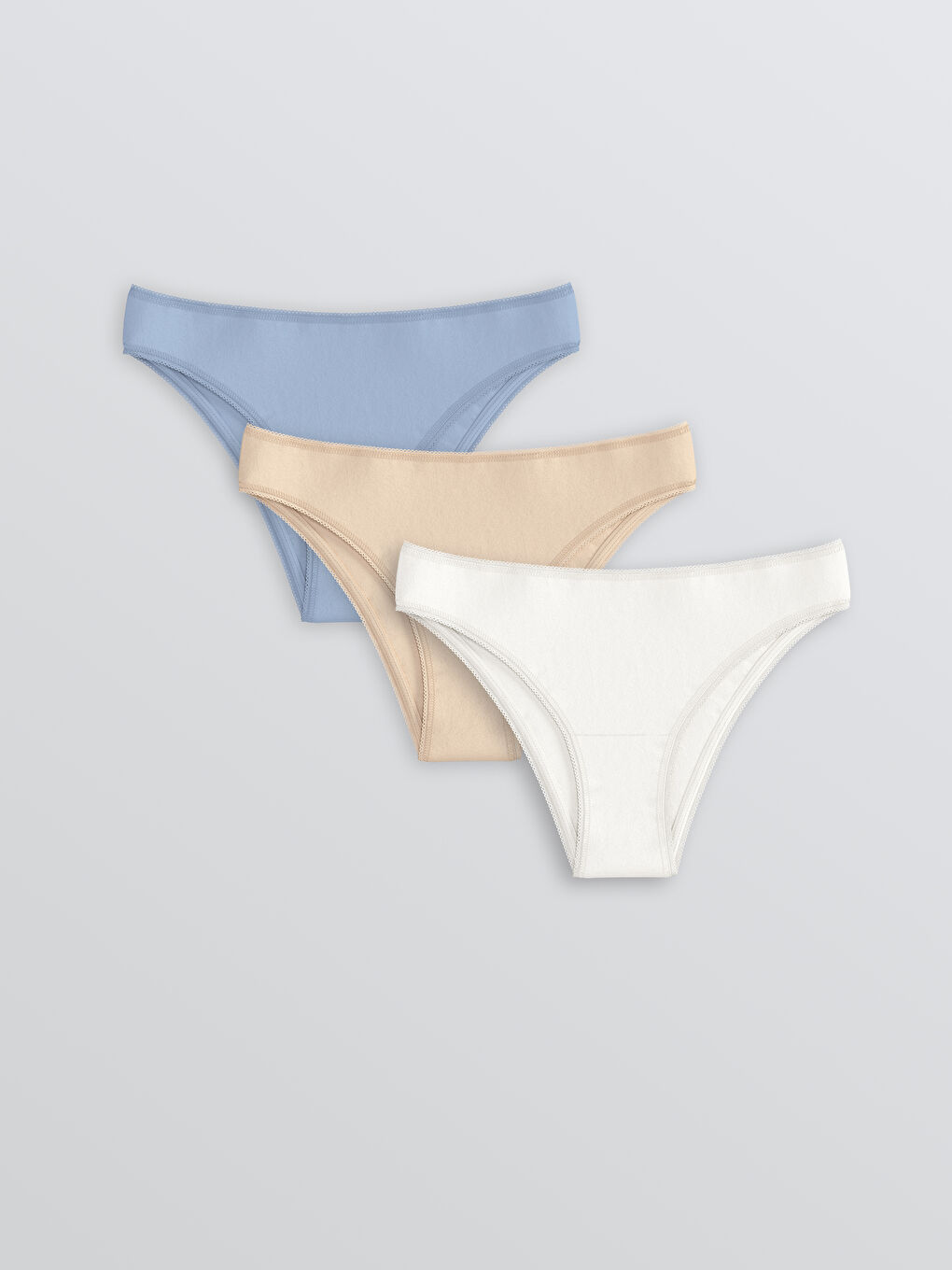 LCW DREAM Plain Brazilian Knickers 3-Pack -S5NV27Z8-FNP