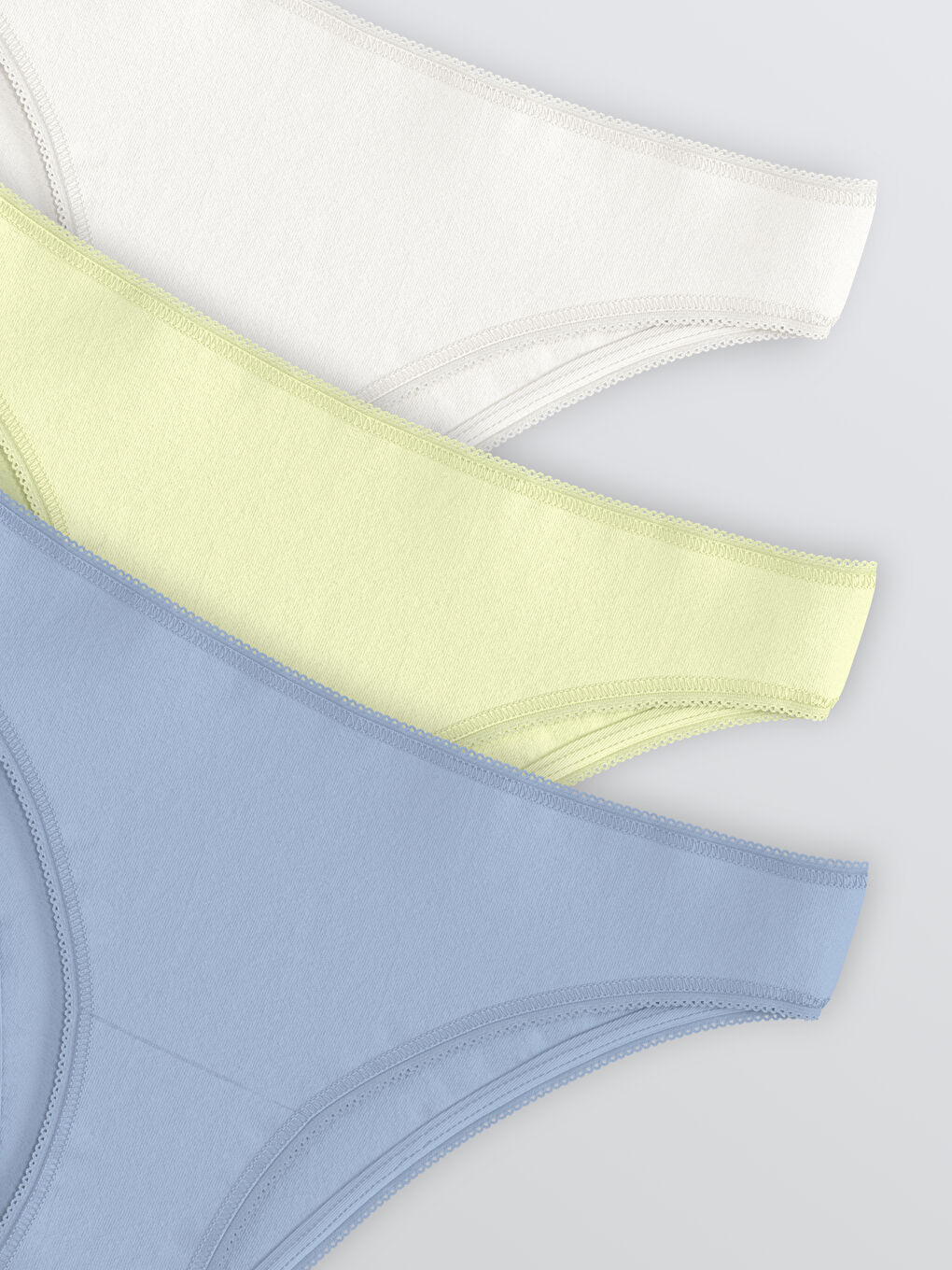 LCW DREAM Plain Brazilian Knickers 3-Pack -S5NV29Z8-FJW
