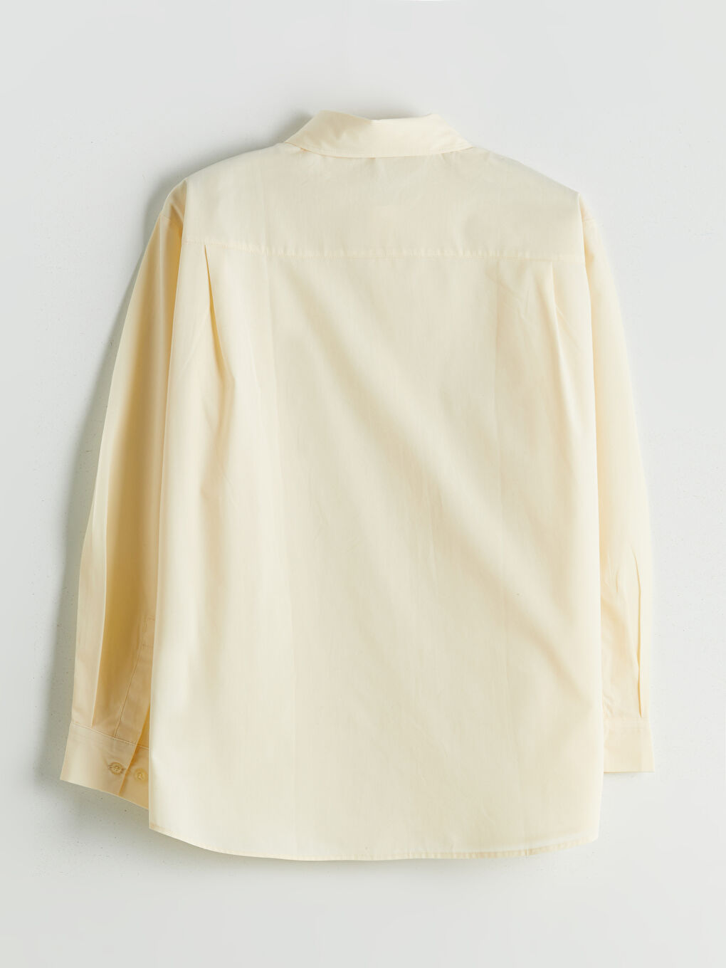 LCW Modest Bej Poplin Kadın Gömlek Tunik - 5