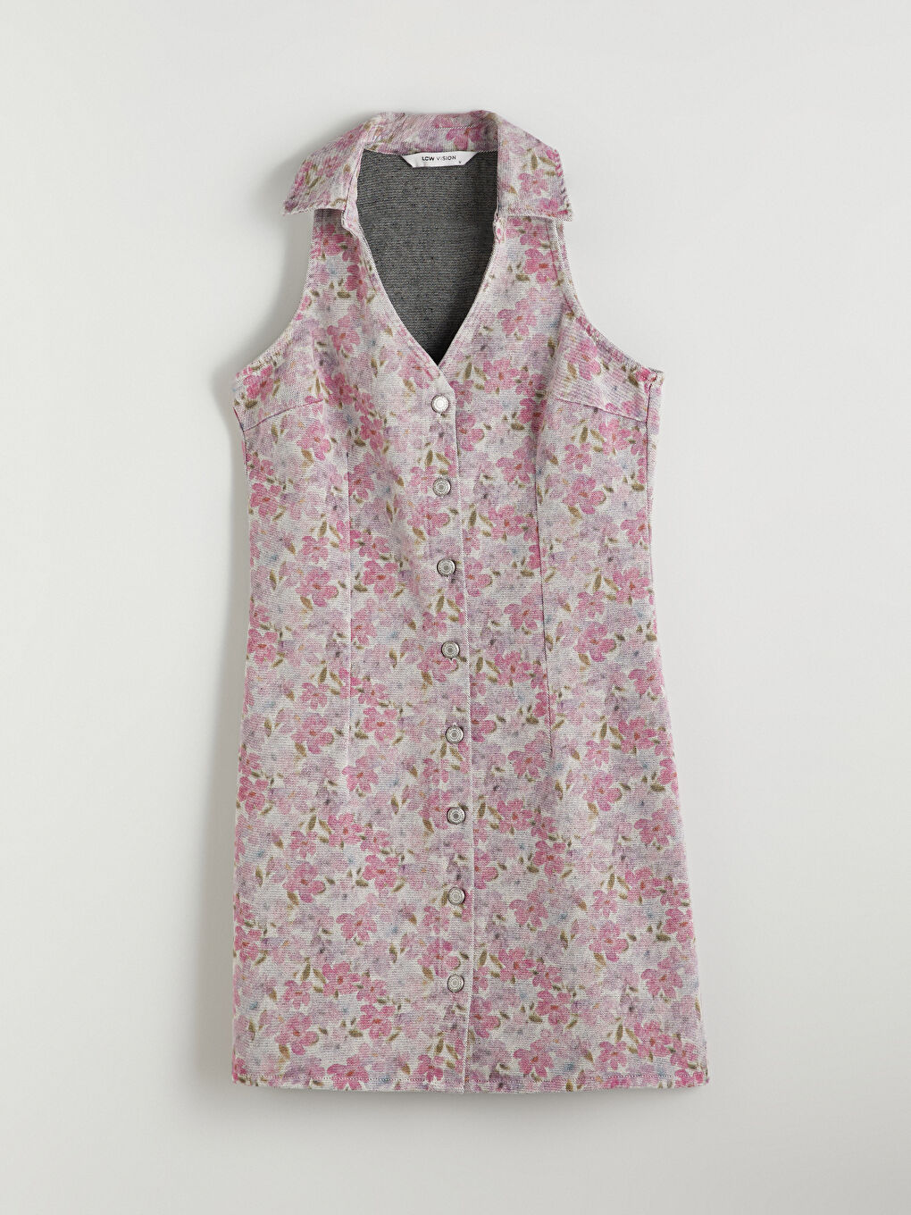 Woman PINK Denim Dress -S5O037Z8-FTG
