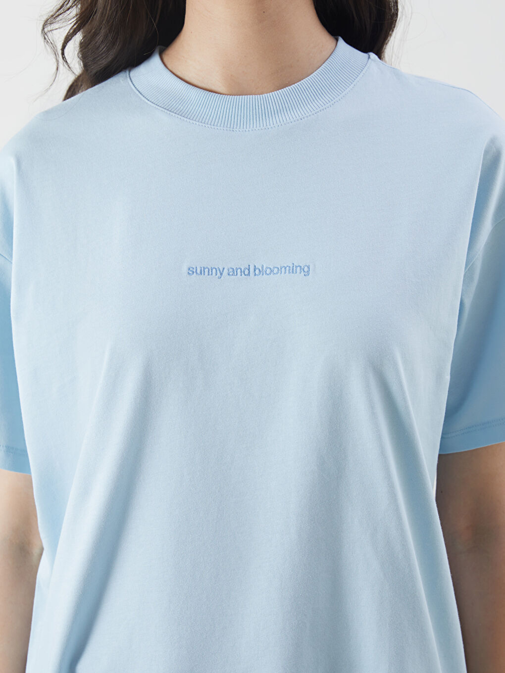 Crew Neck Printed Women's T-Shirt -S5O044Z8-FUX