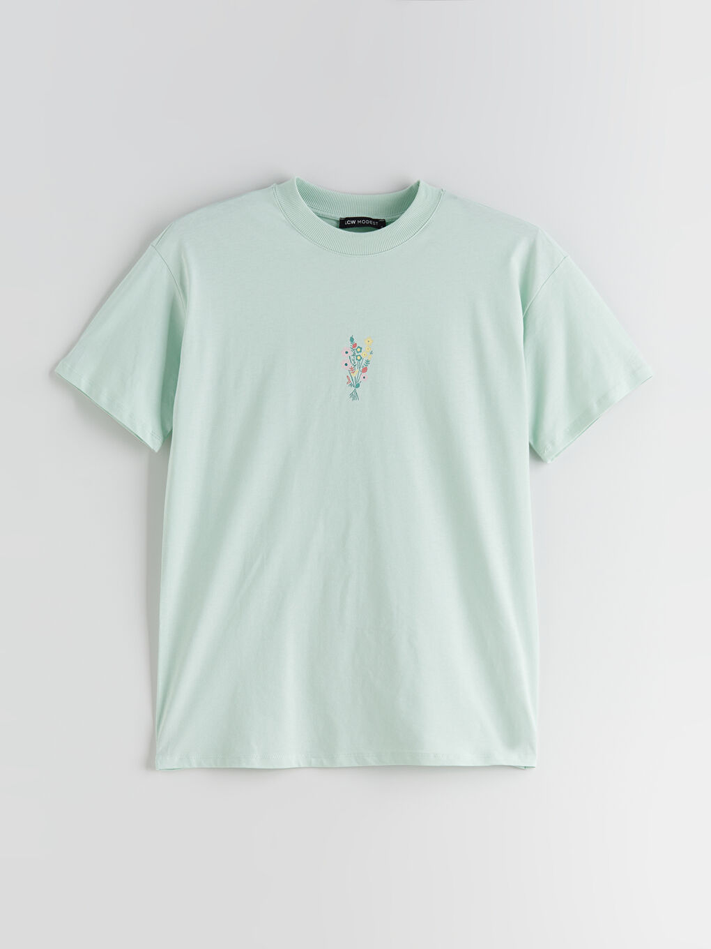 Crew Neck Printed Women's T-shirt -S5O044Z8-FYU