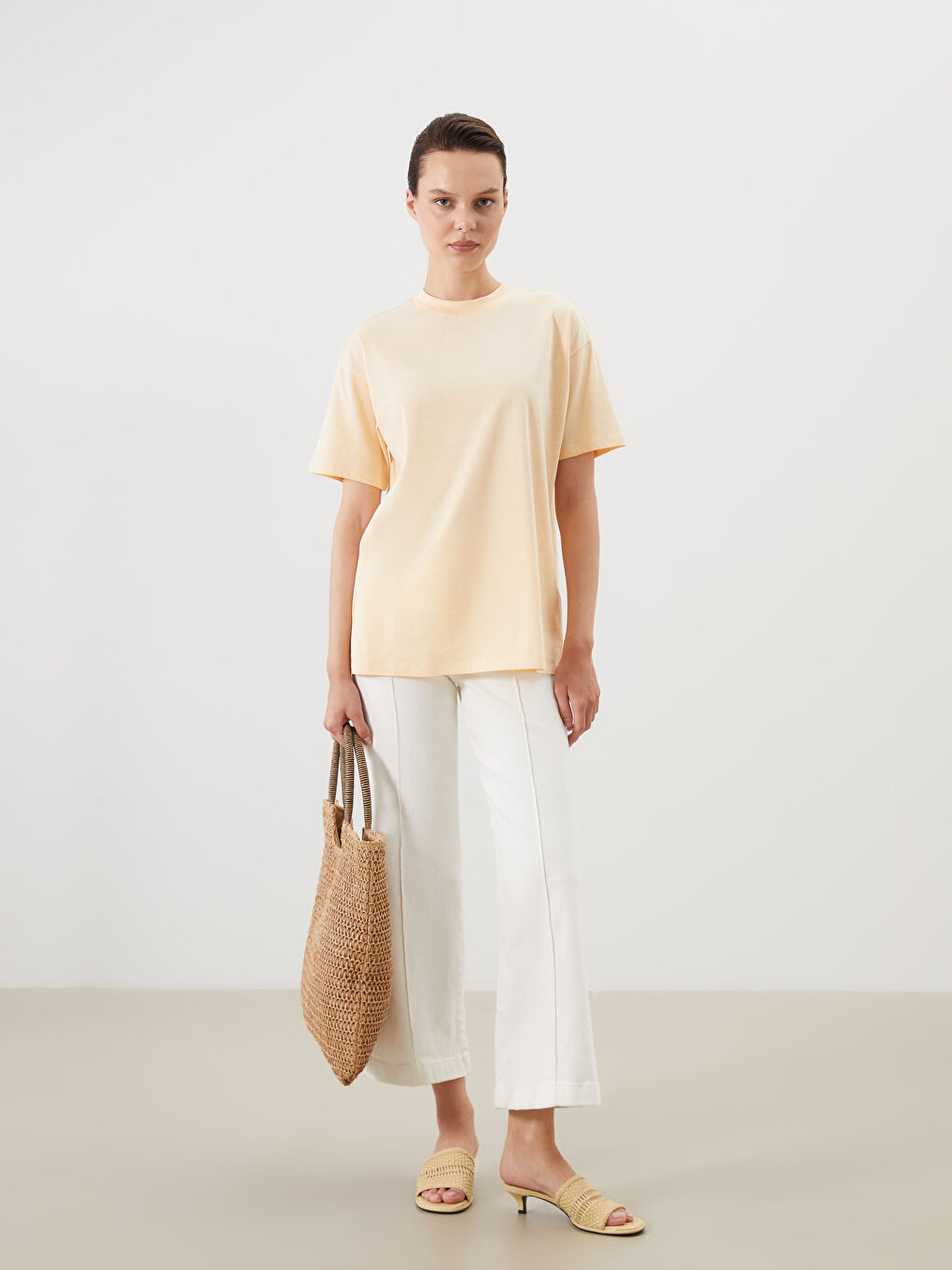 Funnel Neck Women's T-Shirt -S5O045Z8-FZW