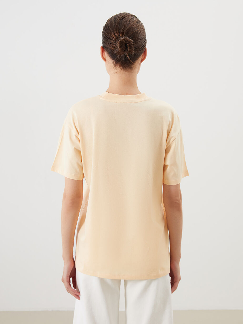 Funnel Neck Women's T-Shirt -S5O045Z8-FZW