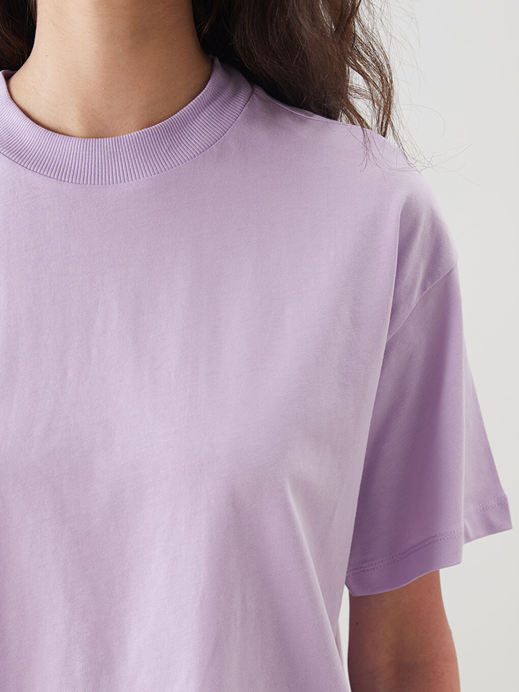 Funnel Neck Women's T-Shirt -S5O045Z8-KLK