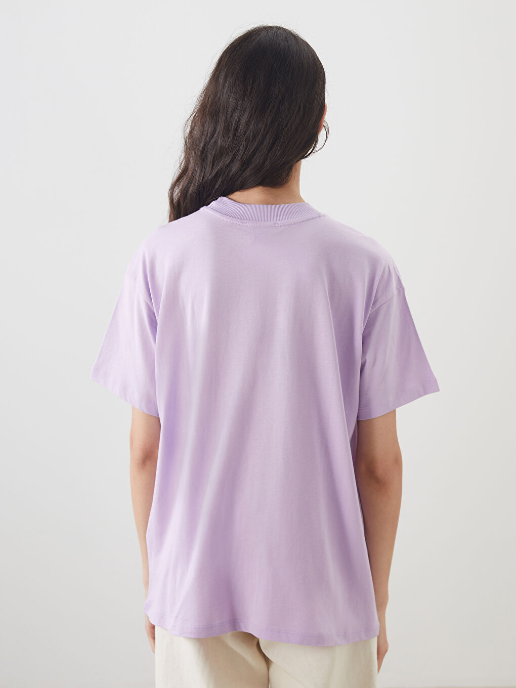 Funnel Neck Women's T-Shirt -S5O045Z8-KLK