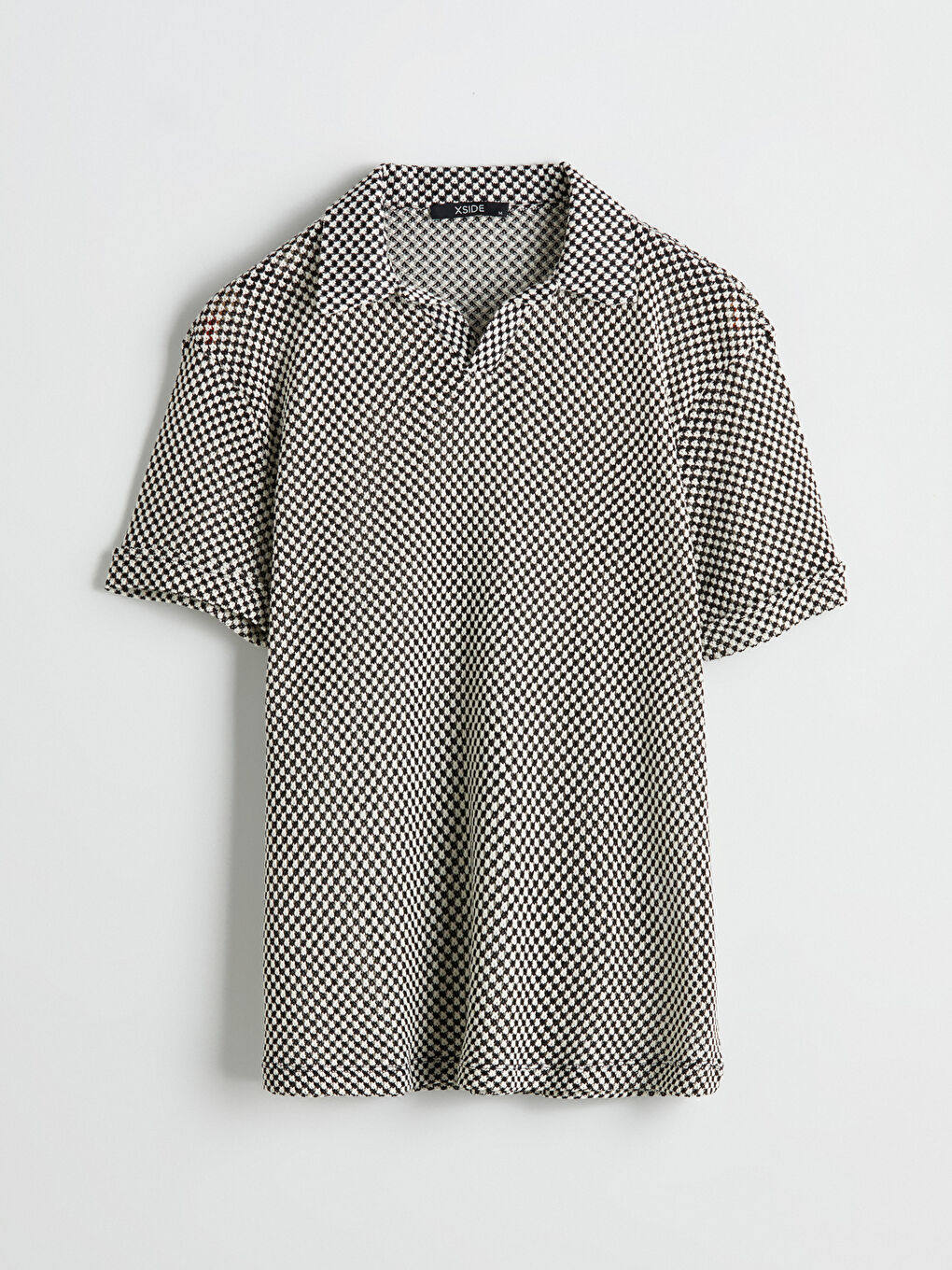 Ekru Polo Yaka Erkek Tişört-4