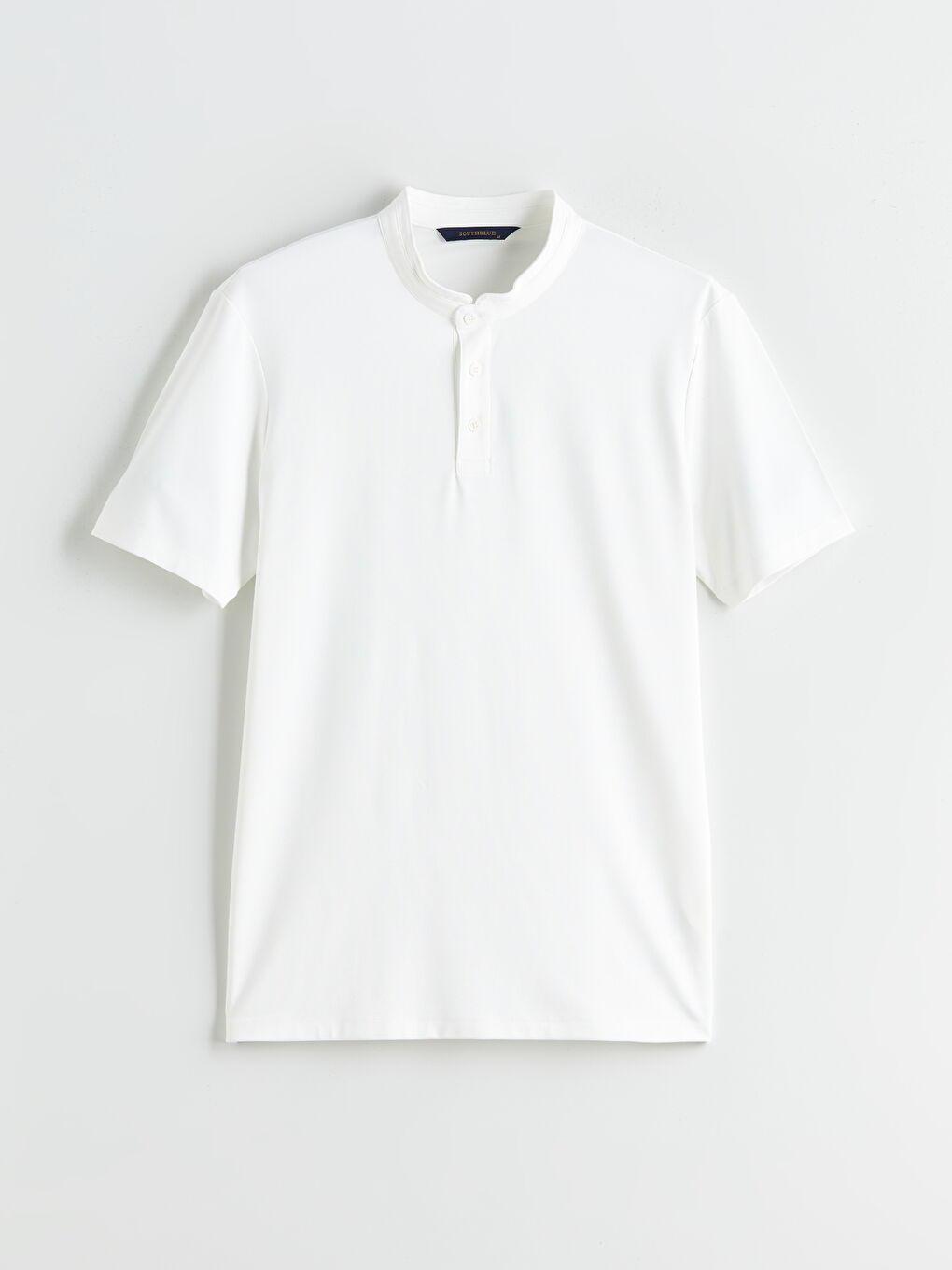 Ekru Hakim Yaka Erkek Tişört-4