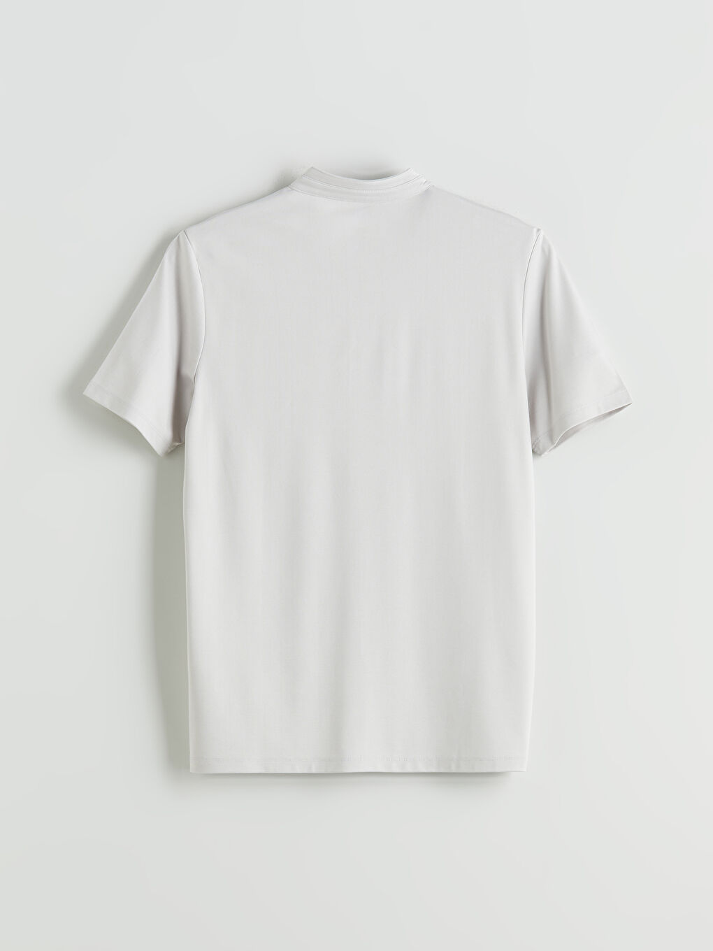 Bej Hakim Yaka Erkek Tişört-5