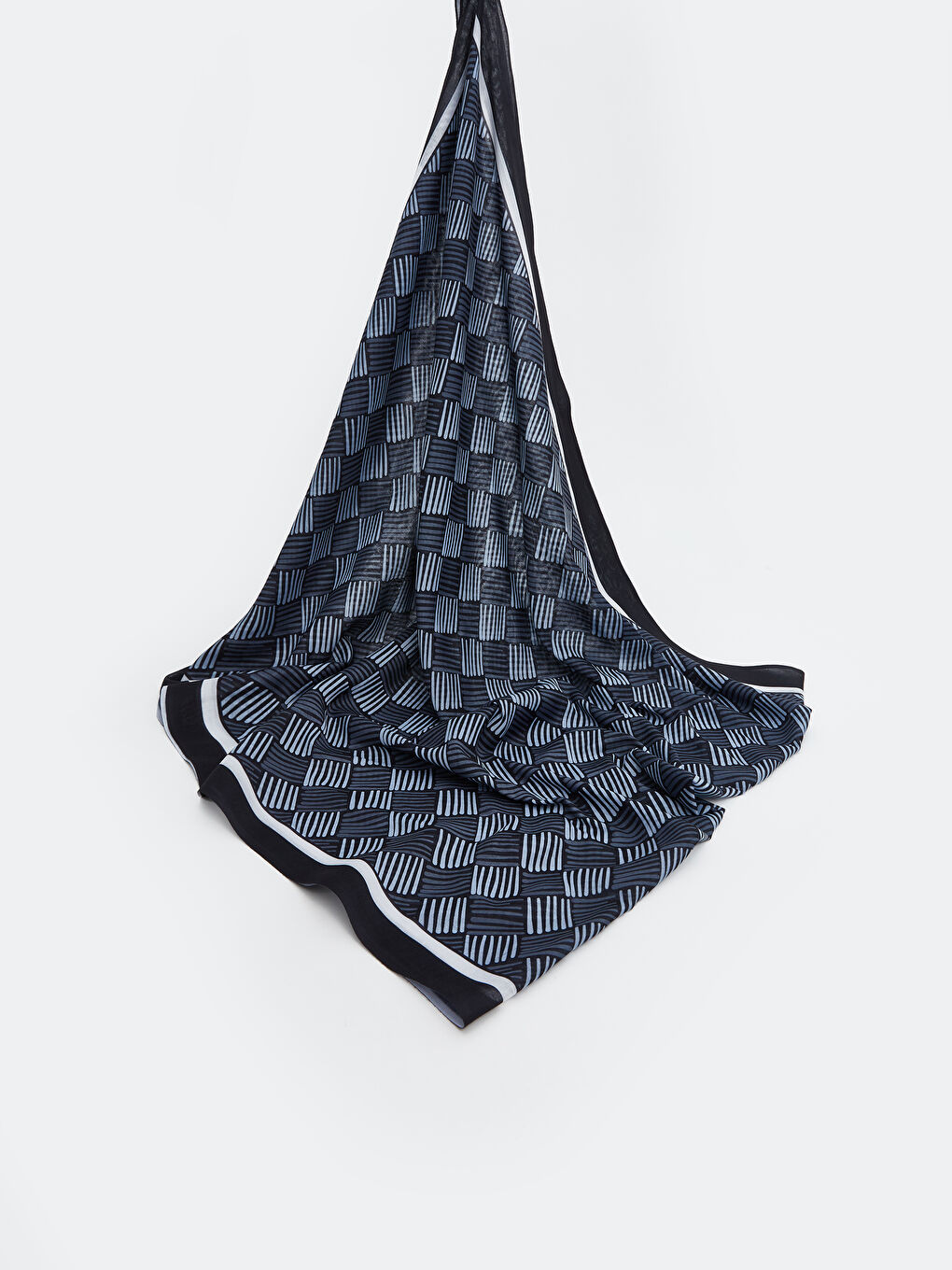 Patterned Women's Shawl -S5O067Z8-LQJ