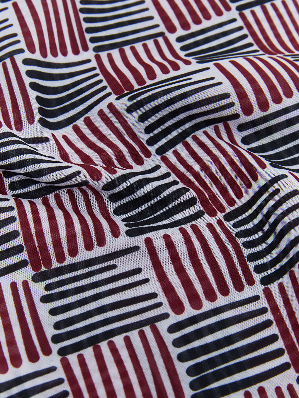 LCW ACCESSORIES Bordo Desenli Kadın Şal - 2