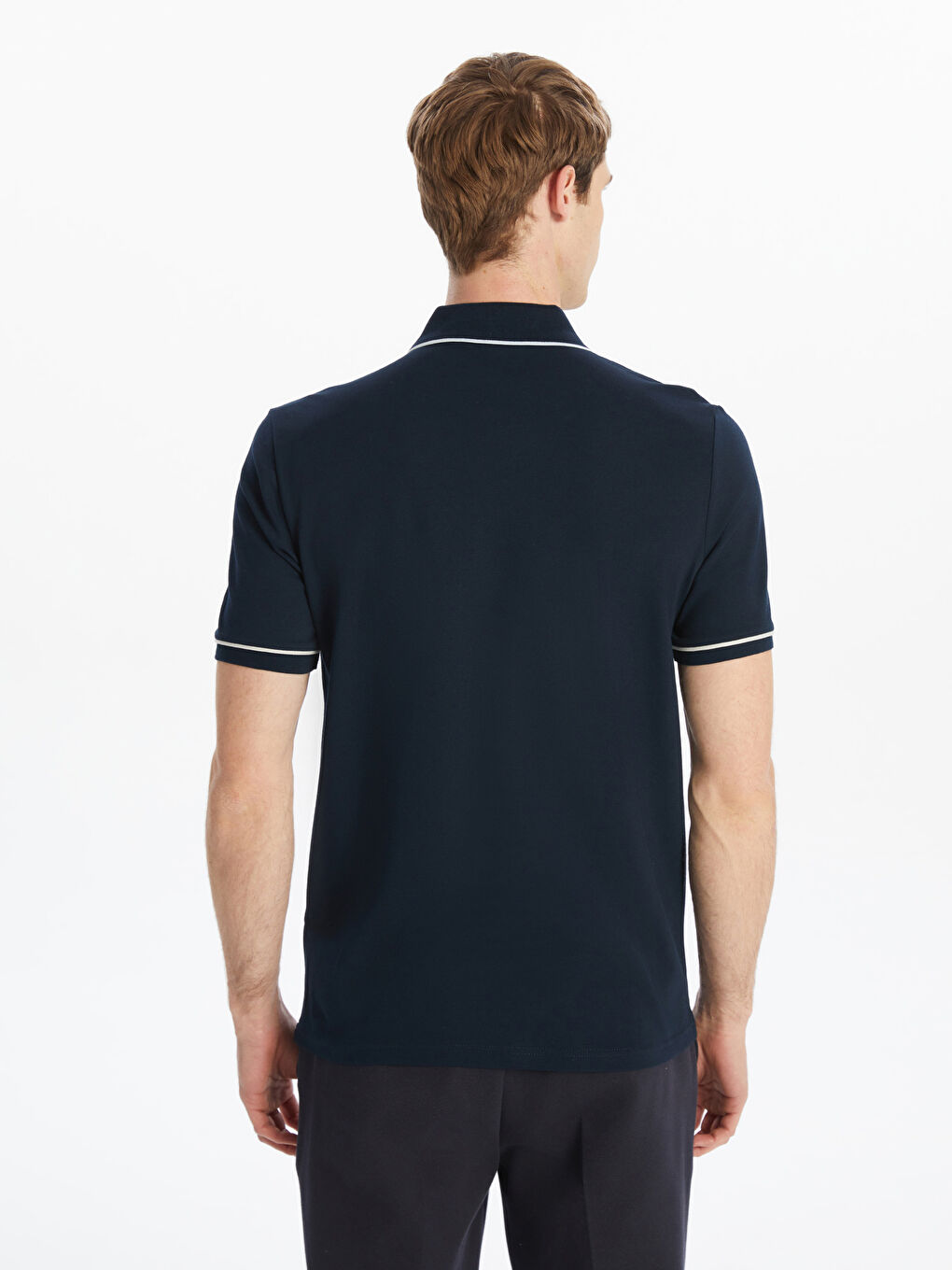 SOUTHBLUE Polo Neck Short Sleeve Men's T-Shirt -S5O069Z8-RFH