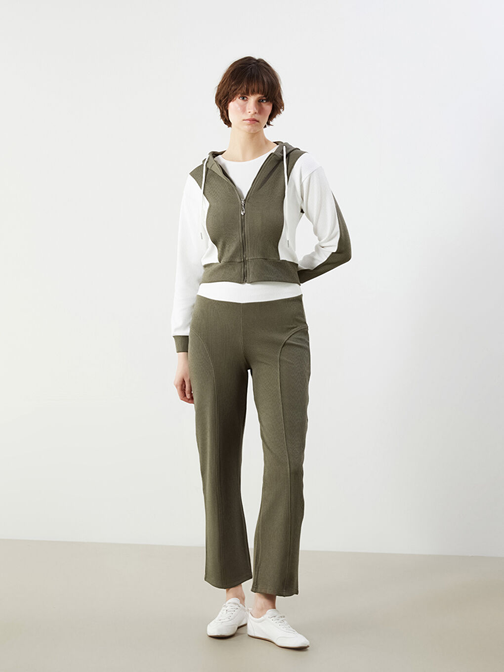 Women's Sweatpants with Elastic Waist -S5O086Z8-HDQ