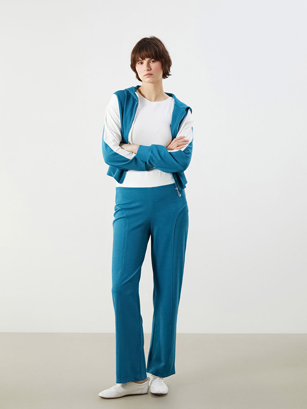 Women's Sweatpants with Elastic Waist -S5O086Z8-MD4