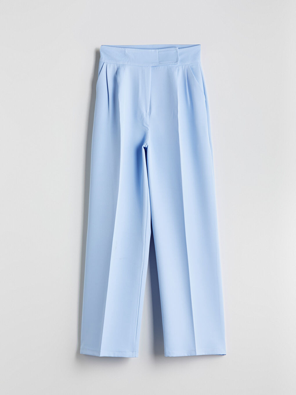 Loose Fit Wide Leg Women's Pleated Trousers -S5O090Z8-QWQ