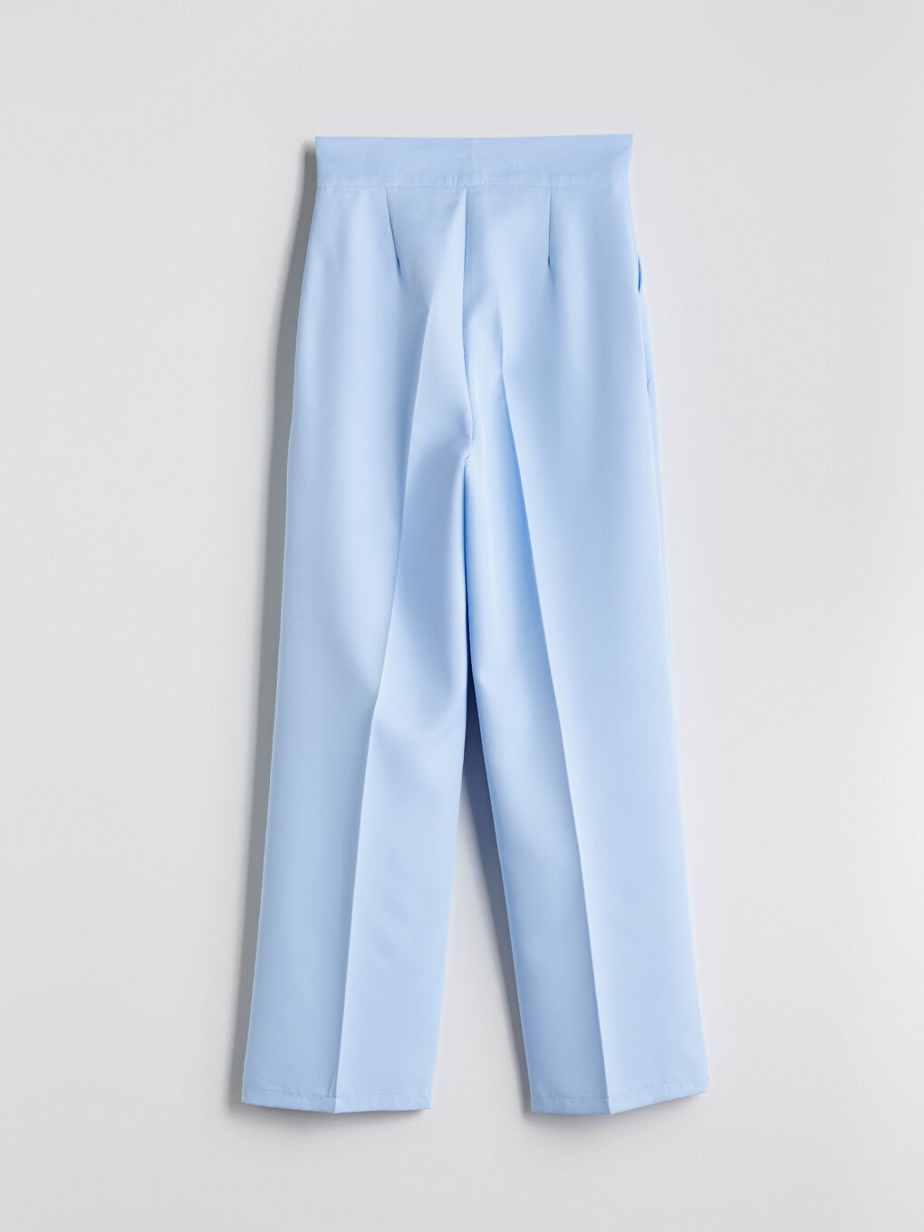Loose Fit Wide Leg Women's Pleated Trousers -S5O090Z8-QWQ