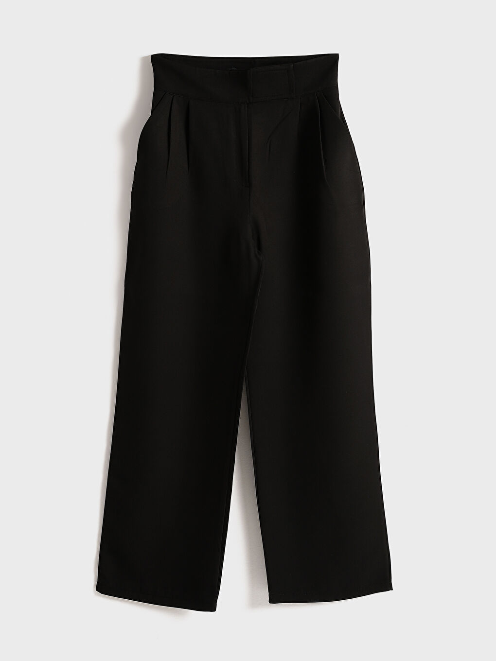 بنطلون واسع رِجل واسعة للسيدات بكسرات-4