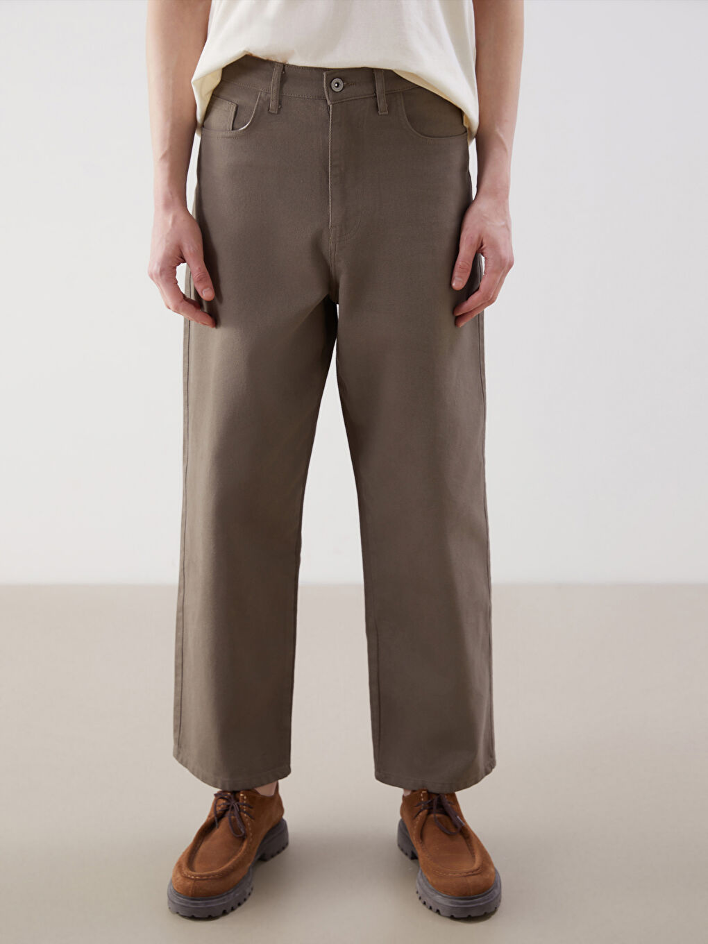 Standard Fit Men's Trousers -S5O100Z8-YCT