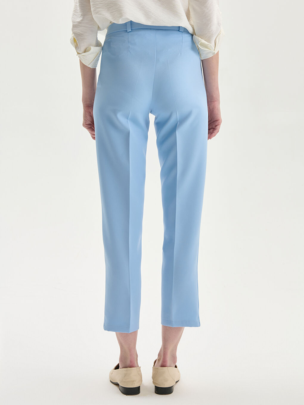 Regular Fit Women's Pleated Trousers -S5O102Z8-QWQ