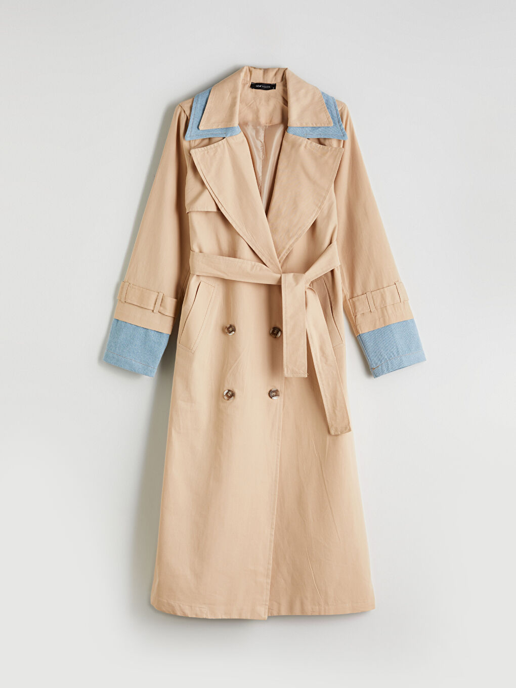 Double Breasted Women's Trenchcoat -S5O114Z8-G8H