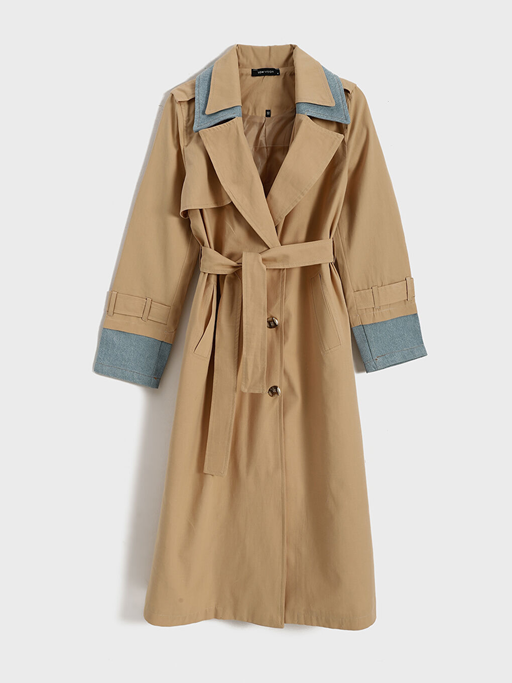 Double Breasted Women's Trenchcoat -S5O114Z8-G8H