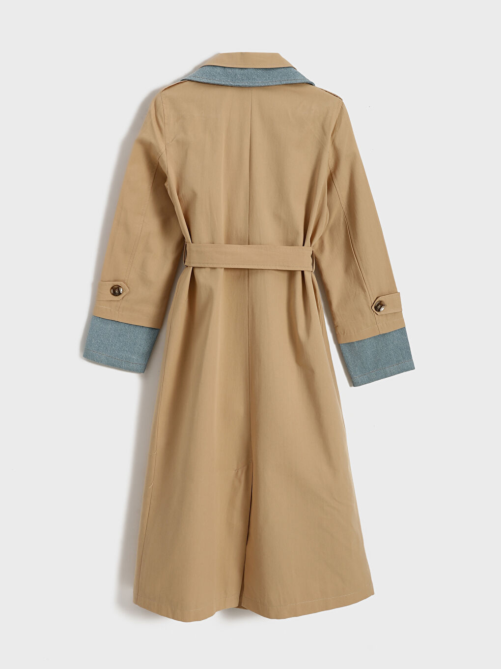 Double Breasted Women's Trenchcoat -S5O114Z8-G8H