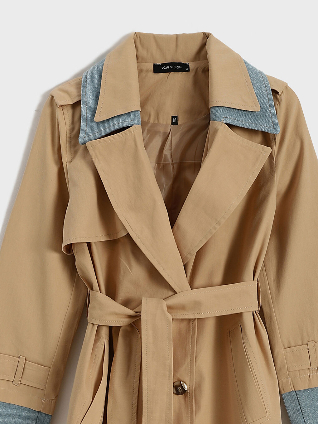 Double Breasted Women's Trenchcoat -S5O114Z8-G8H