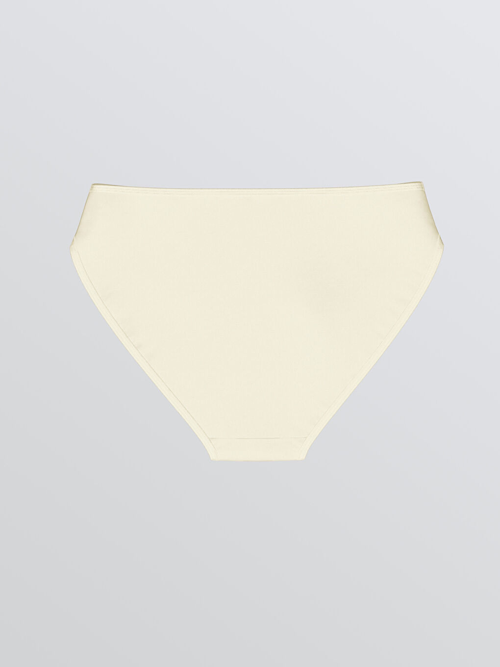 Ekru Düz Bikini Külot-1