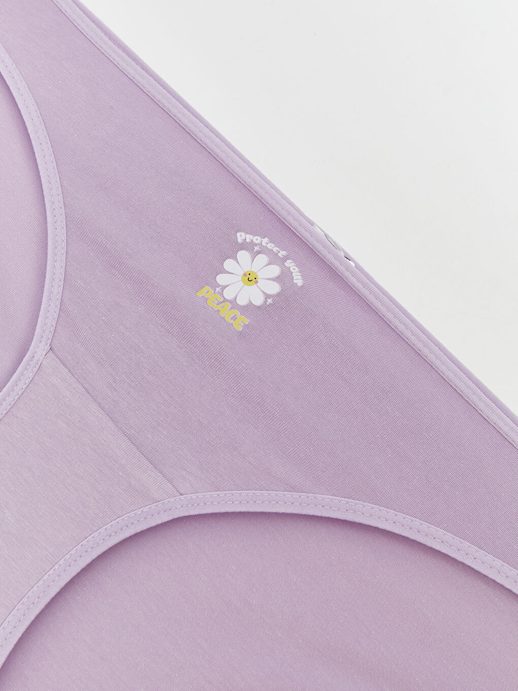 Lila Çiçekli Bikini Külot-2