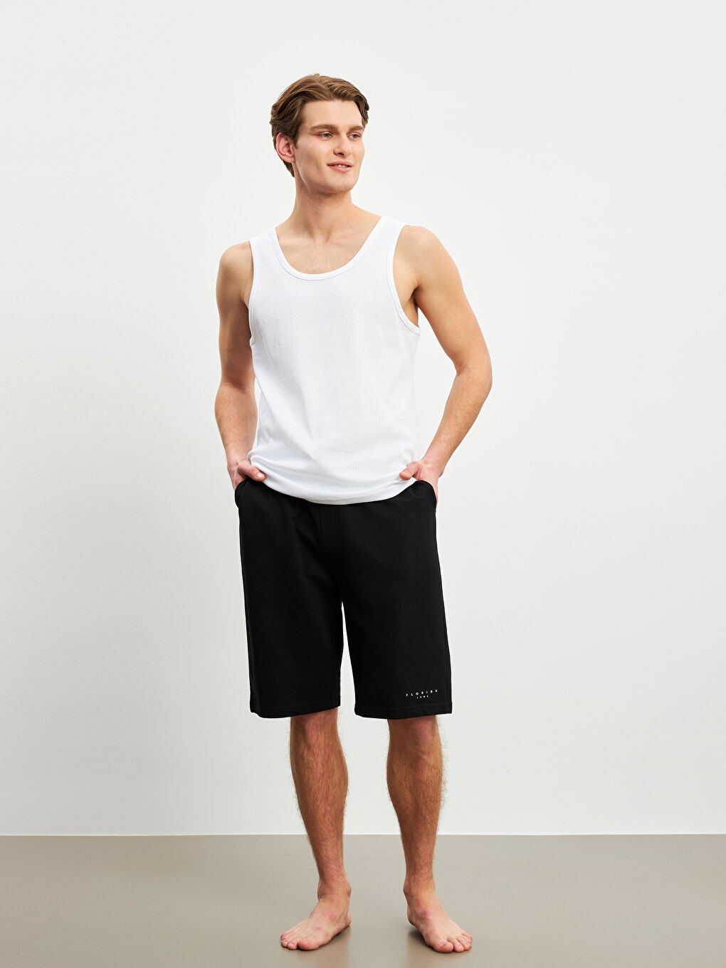 Standard Fit Men's Pajama Alt Shorts -S5O142Z8-CVL