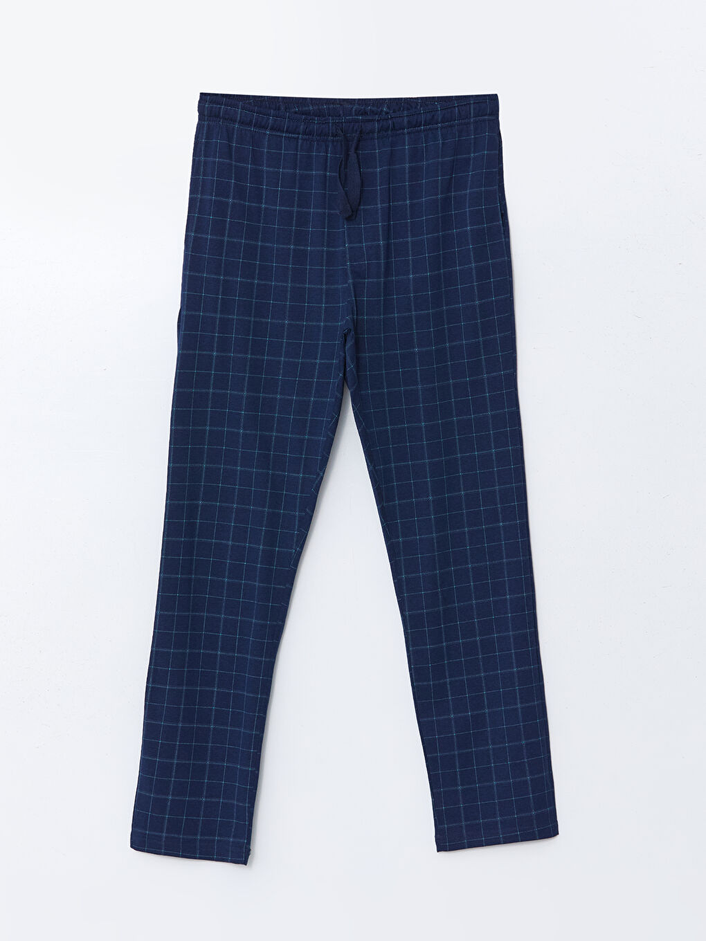 Yeşil Standart Kalıp Ekose Erkek Pijama Alt-4