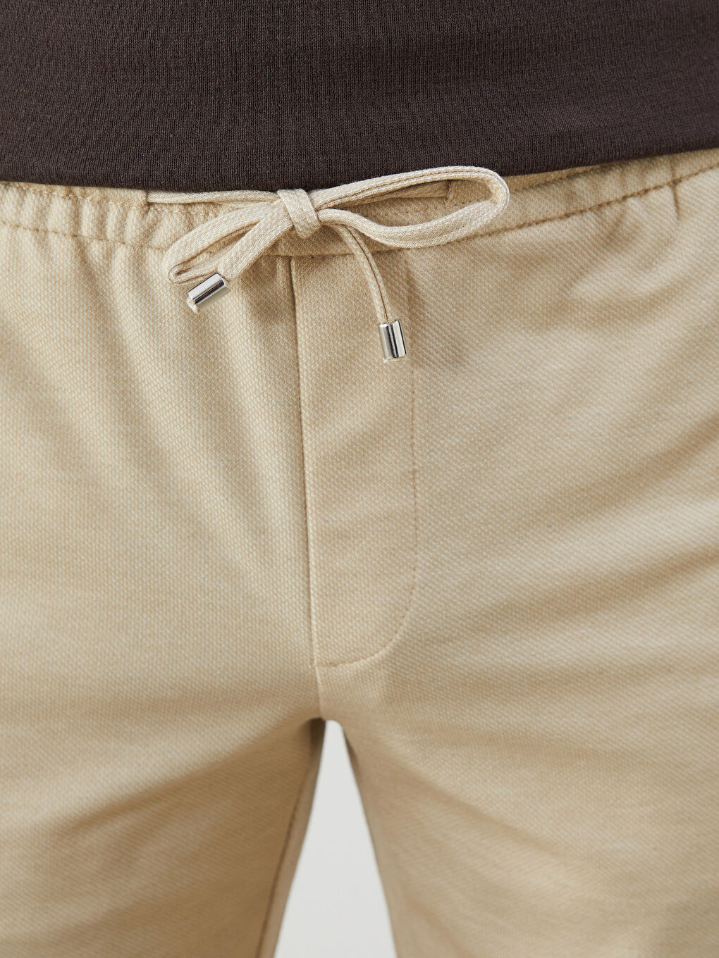 Natuvera Bej Slim Fit Erkek Şort - 2