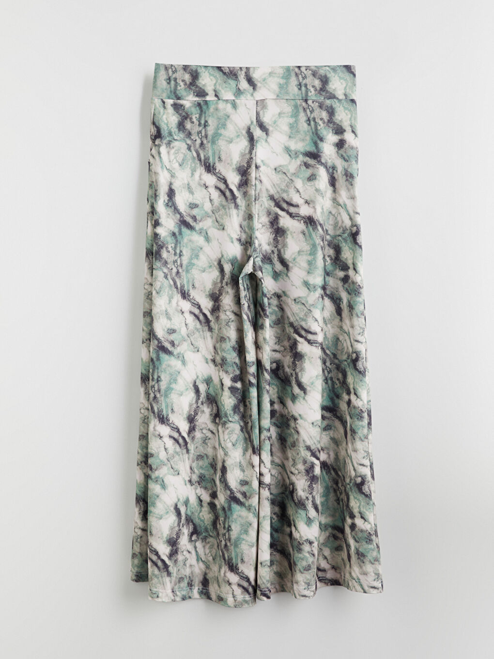 Elasticated Waist Patterned Women's Trousers -S5O196Z8-LRR