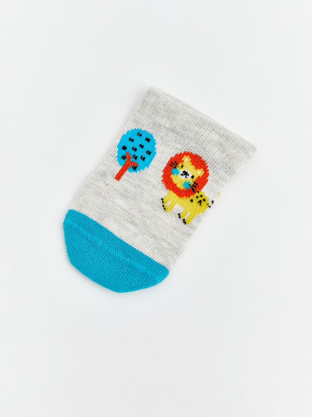 Karışık Hayvan Desenli Erkek Çocuk Patik Çorap-1