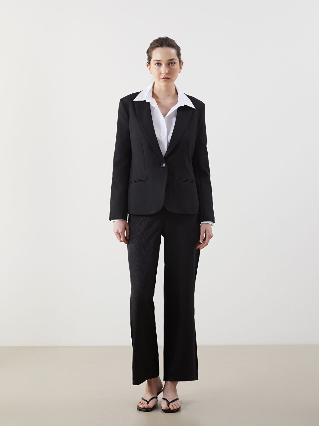 Regular Fit Women's Blazer Jacket -S5O209Z8-CVL