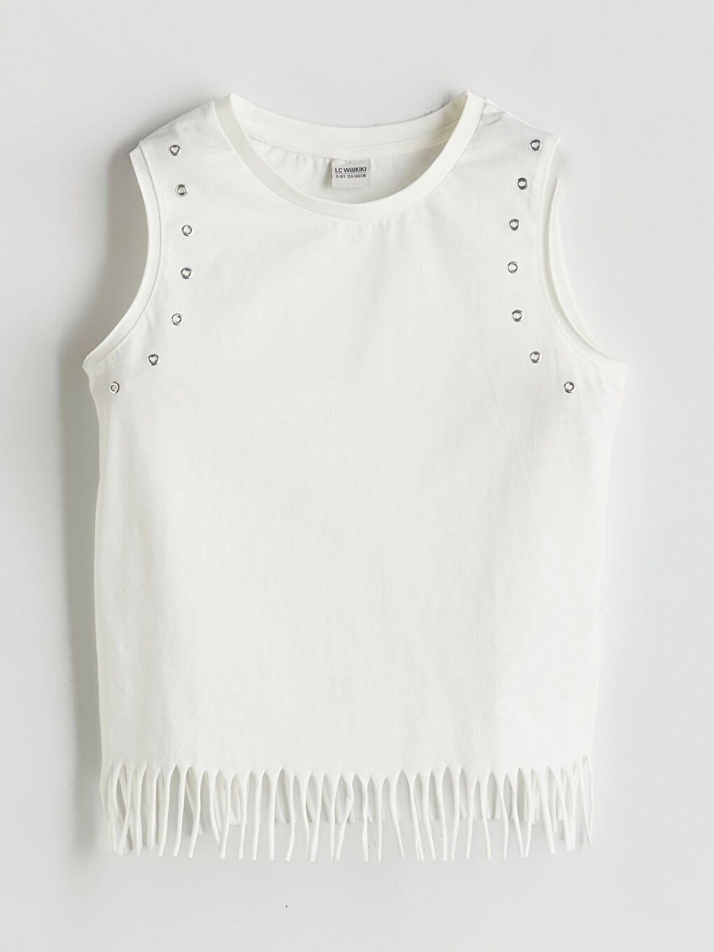 Girl ECRU Tank Top -S5O234Z4-R9J