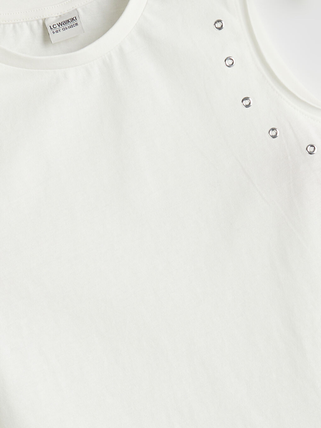 Girl ECRU Tank Top -S5O234Z4-R9J