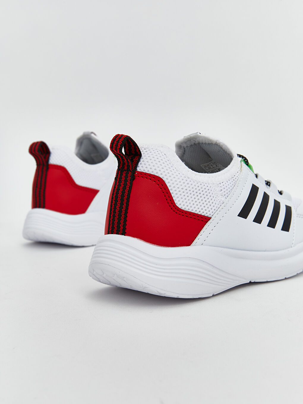 Beyaz Bağcıklı Erkek Çocuk Spor Ayakkabı-4