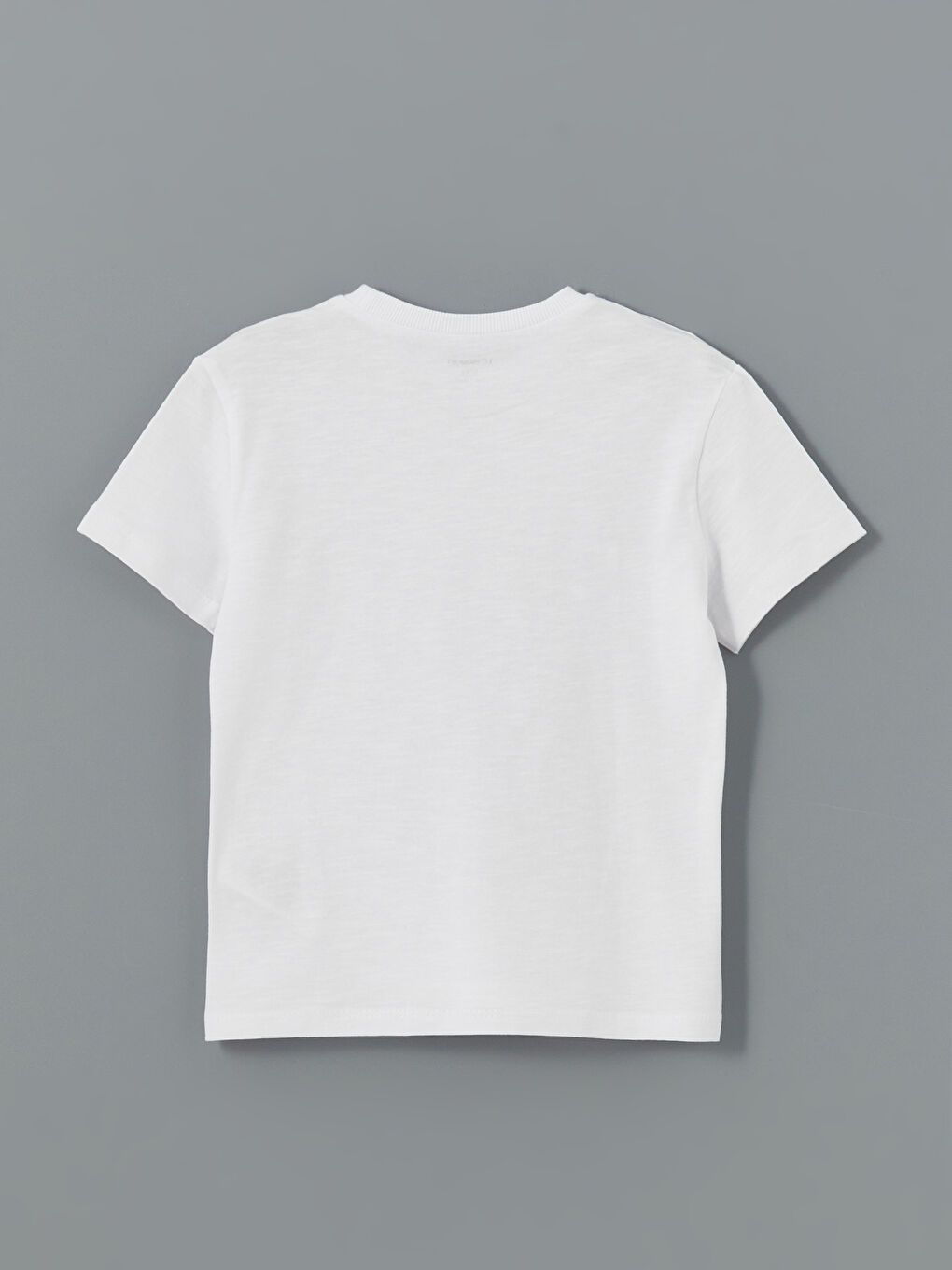 Crew Neck Basic Boys' T-Shirt-1