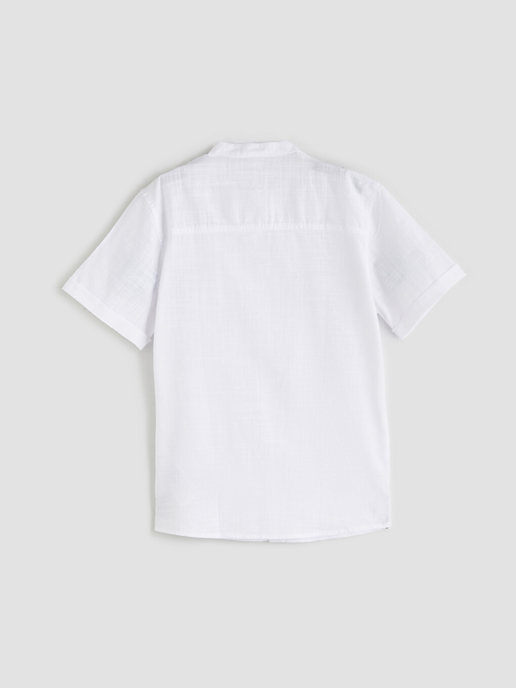 Basic Short Sleeve Boys' Shirt-1