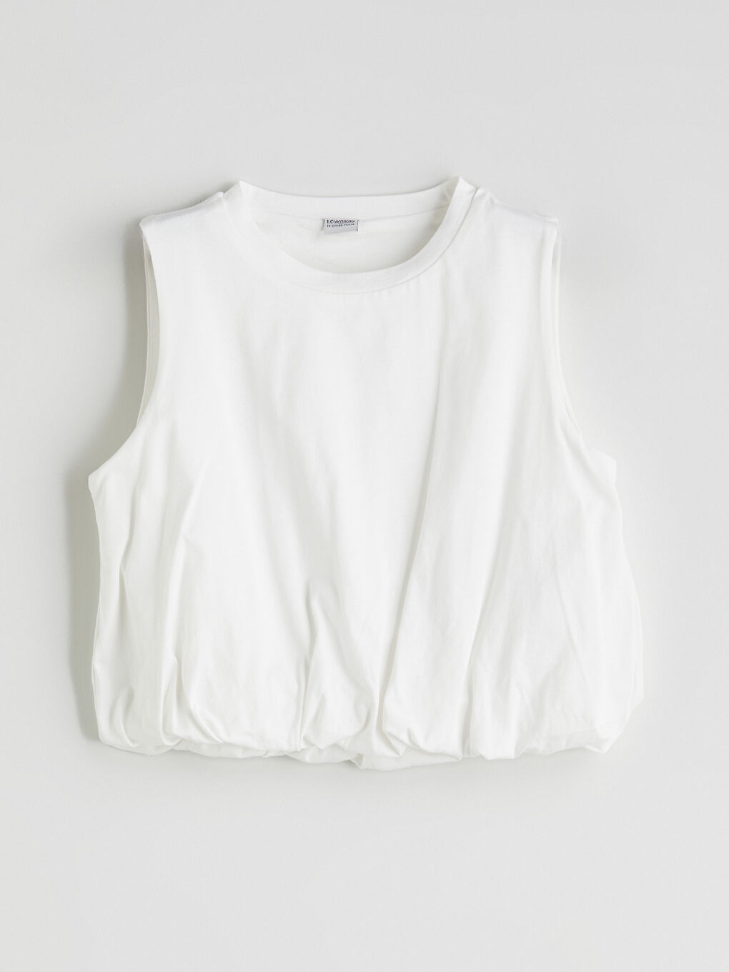 Crew Neck Girls' Blouse -S5O284Z4-R9J